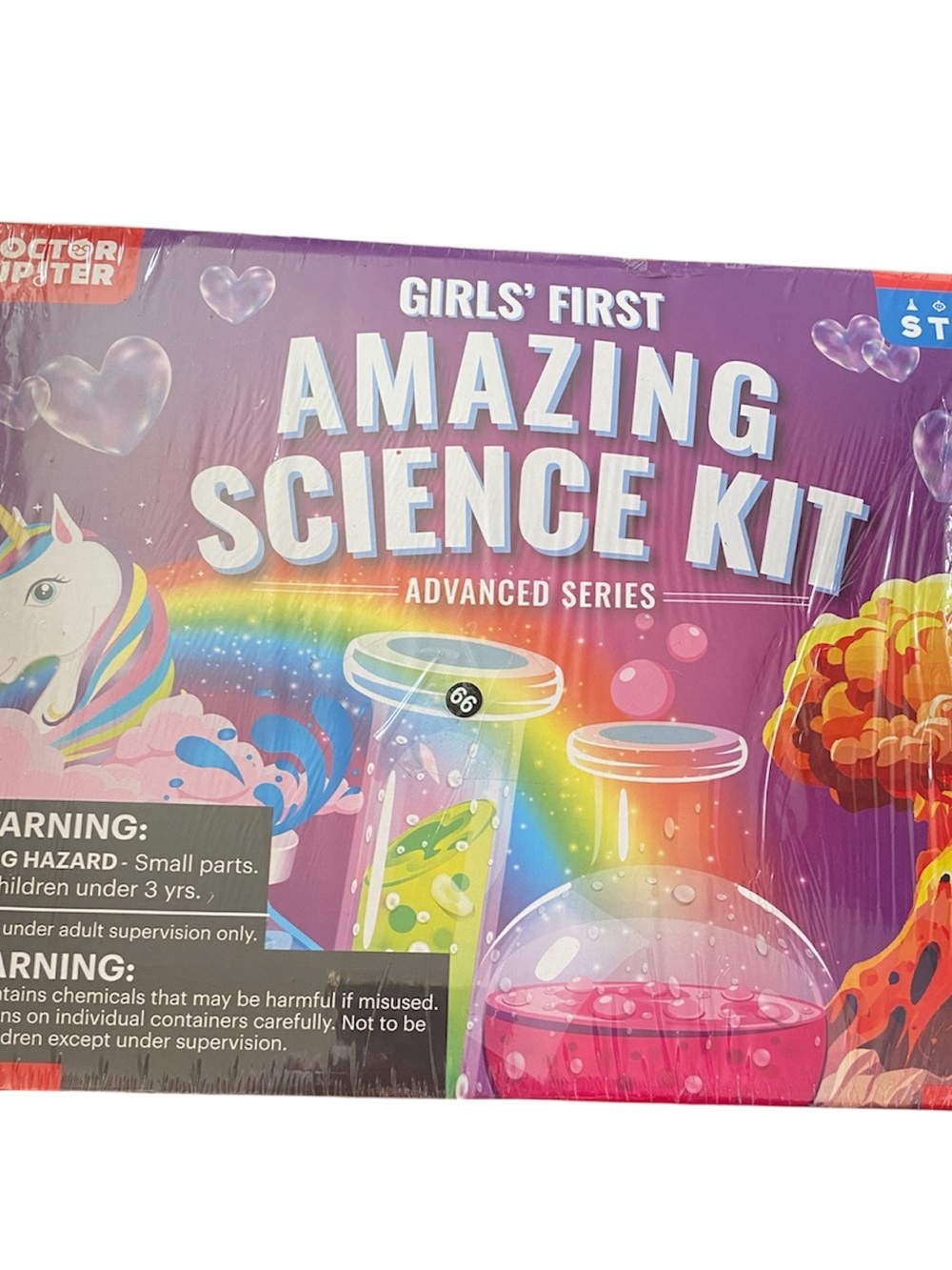 Doctor Jupiter stem Girls' First Amazing Science Kit - Rainbow & Pink Design